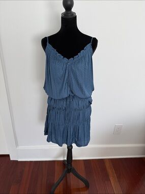 NSR Blue Spaghetti Strap Dress